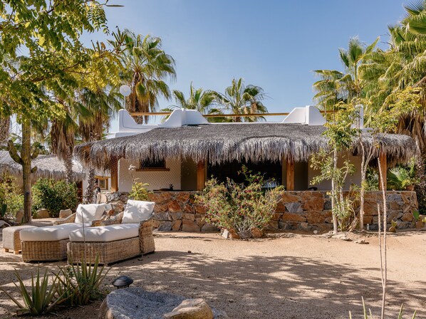 Terrace/patio - Villa Gardenia - Casa Cactus by the sea (Todos Santos)