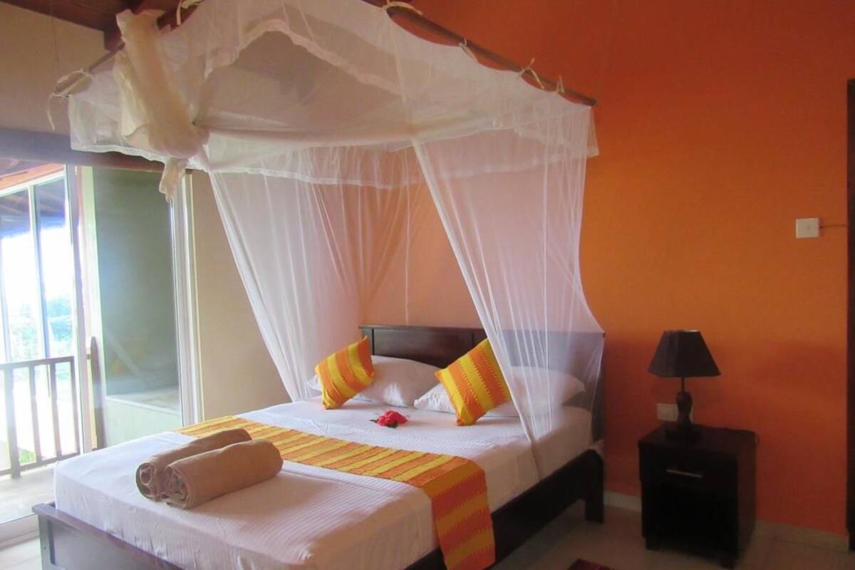 Villa, 1 großes Einzelbett, Nichtraucher, Gartenblick | 3 Schlafzimmer, Verdunkelungsvorhänge, schallisolierte Zimmer