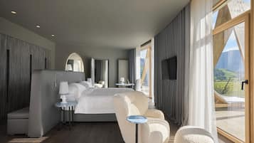 Biancheria da letto di alta qualità, copriletto in piuma, minibar
