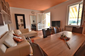 Apartment, 2 Bedrooms, Non Smoking | Living room | Flat-screen TV - Apartment Quarole With Pool (Cavaion Veronese)
