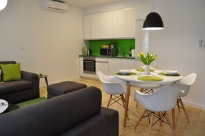 Exclusive-Apartment, Stadtblick (Green) | Wohnbereich