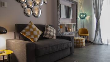 Suite Deluxe, balcon (Valeria) | Coin séjour