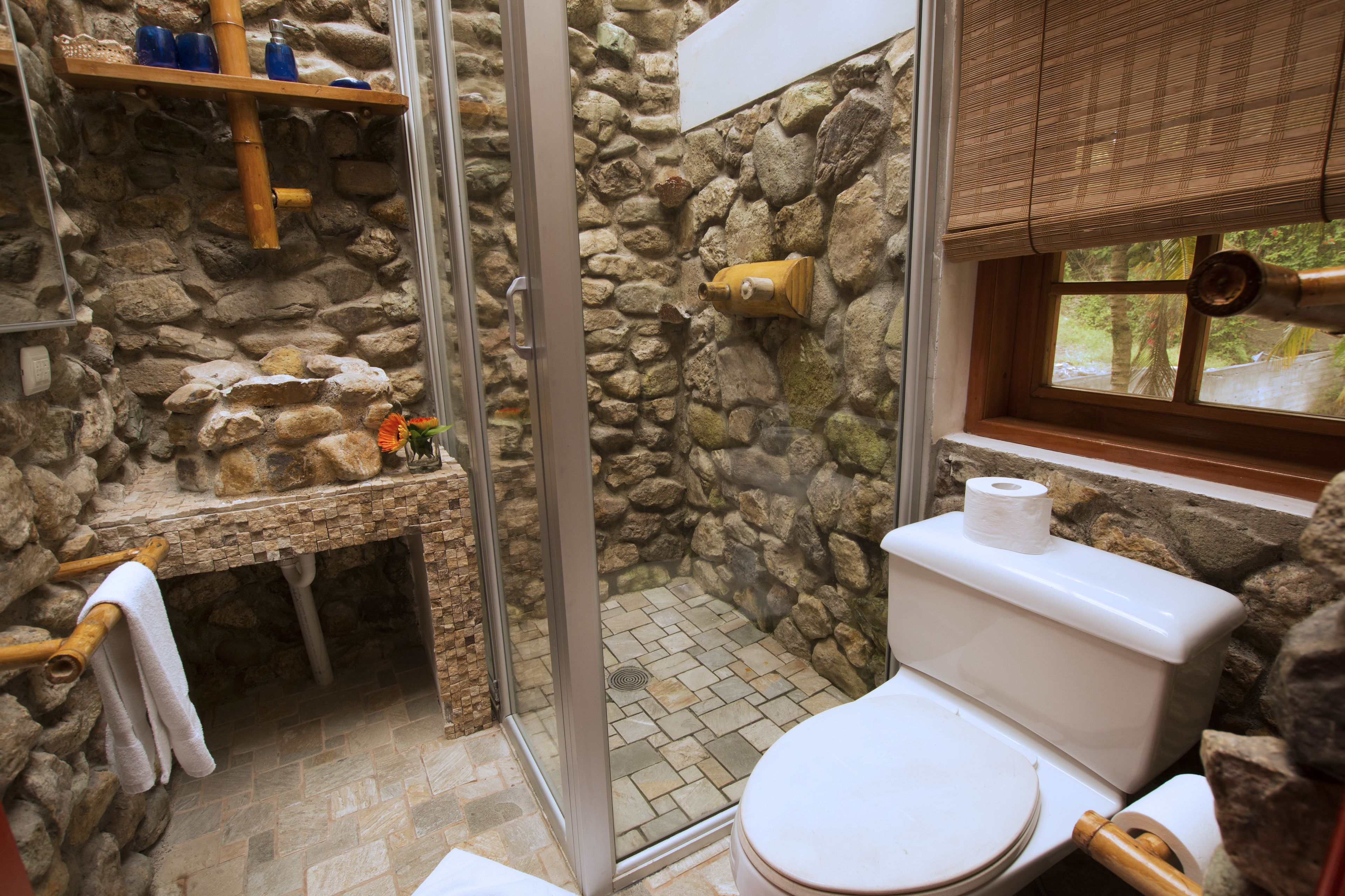 House, 2 Bedrooms (La gallera) | Bathroom | Shower, free toiletries, towels