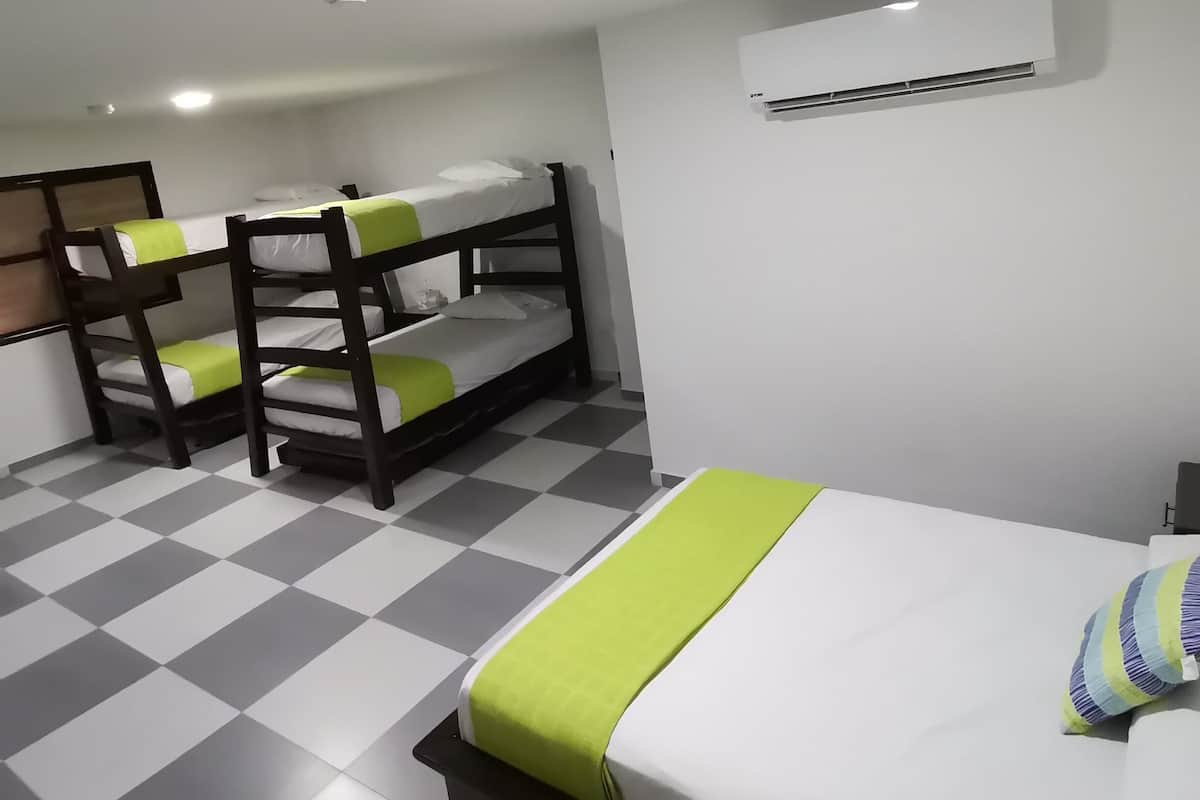 Standard Quadruple Room | Premium bedding, soundproofing, free WiFi, bed sheets