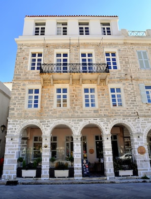 Overnatningsstedets facade