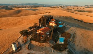 Aerial view - Borgo del Silenzio (Lajatico)