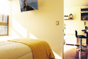 City Apartment, 1 Bedroom, City View | 1 bedroom, individually decorated, individually furnished - Apartamento Living Cochrane (Santiago)