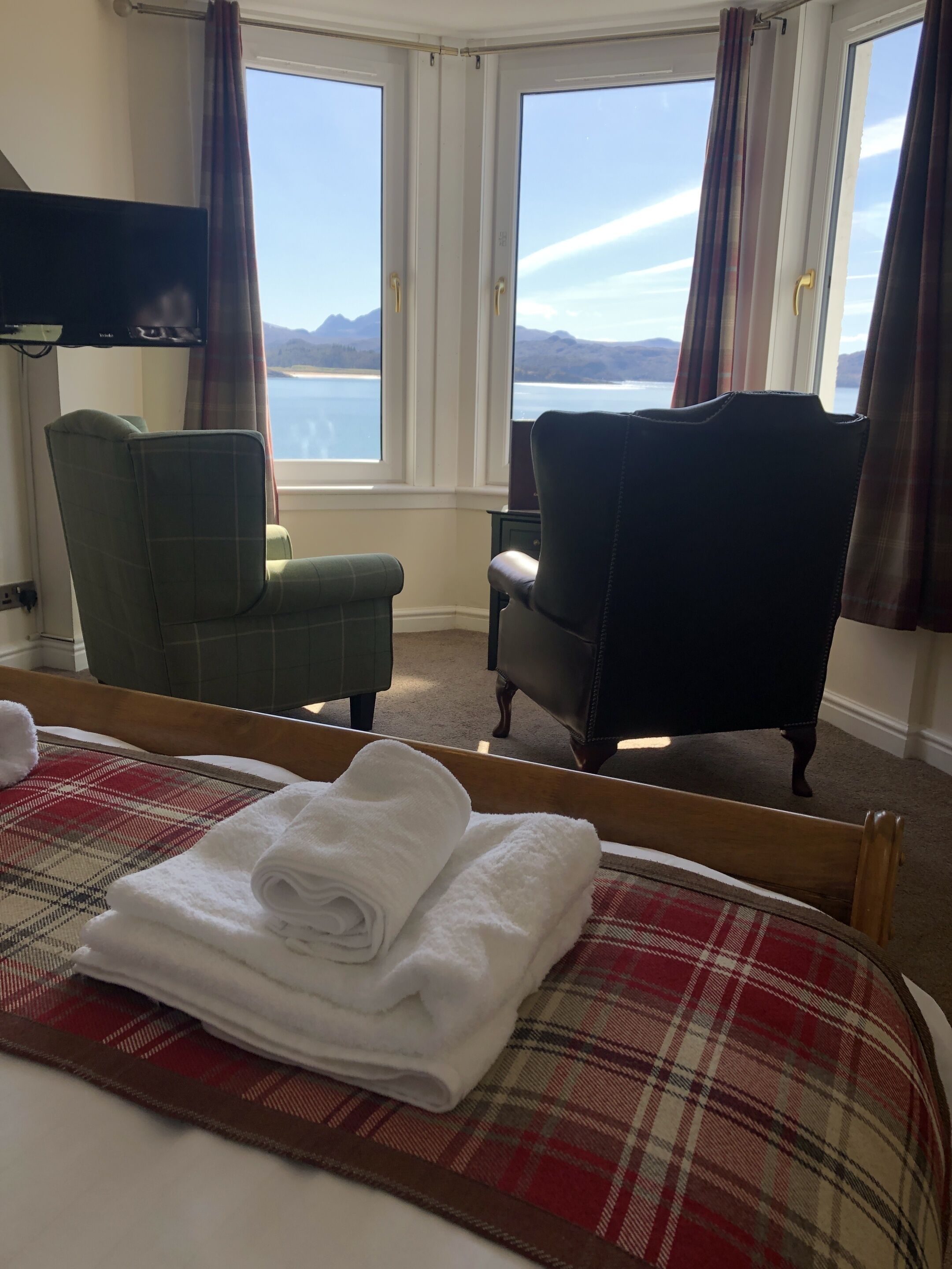 deluxe double room, ensuite, sea view