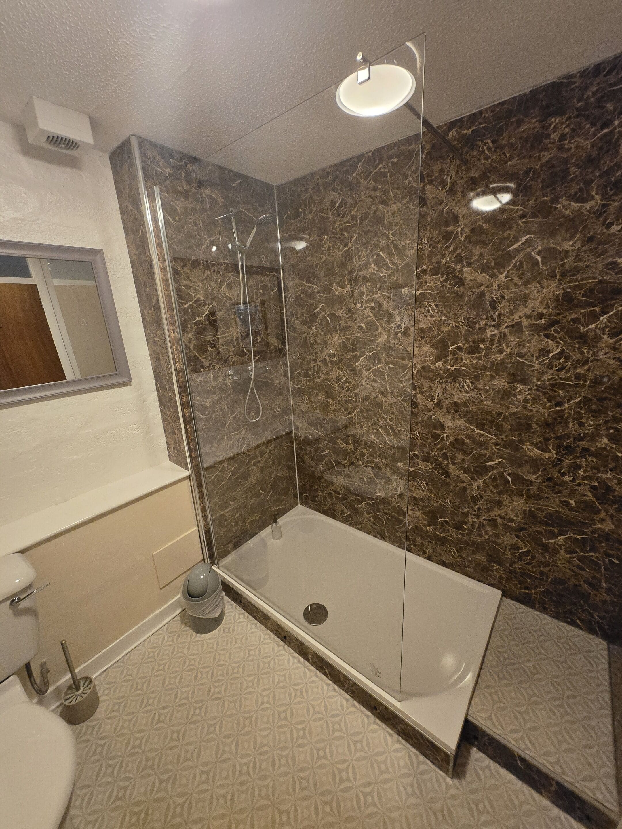 Appartamento panoramico, bagno privato, vista mare (No Kitchen) | Bagno