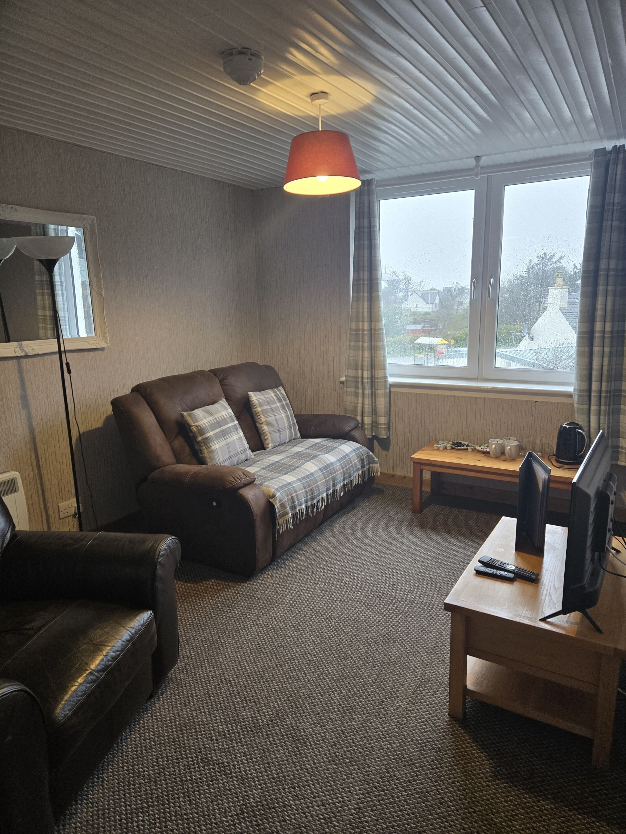 Panorama appartement, privébadkamer, uitzicht op zee (No Kitchen) | Lounge