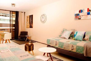 Apartment, 1 Bedroom, Non Smoking | Living area | Flat-screen TV - Apartamento Living Pastene (Santiago)