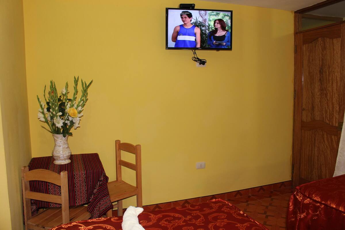 Desk, blackout curtains, free WiFi, bed sheets