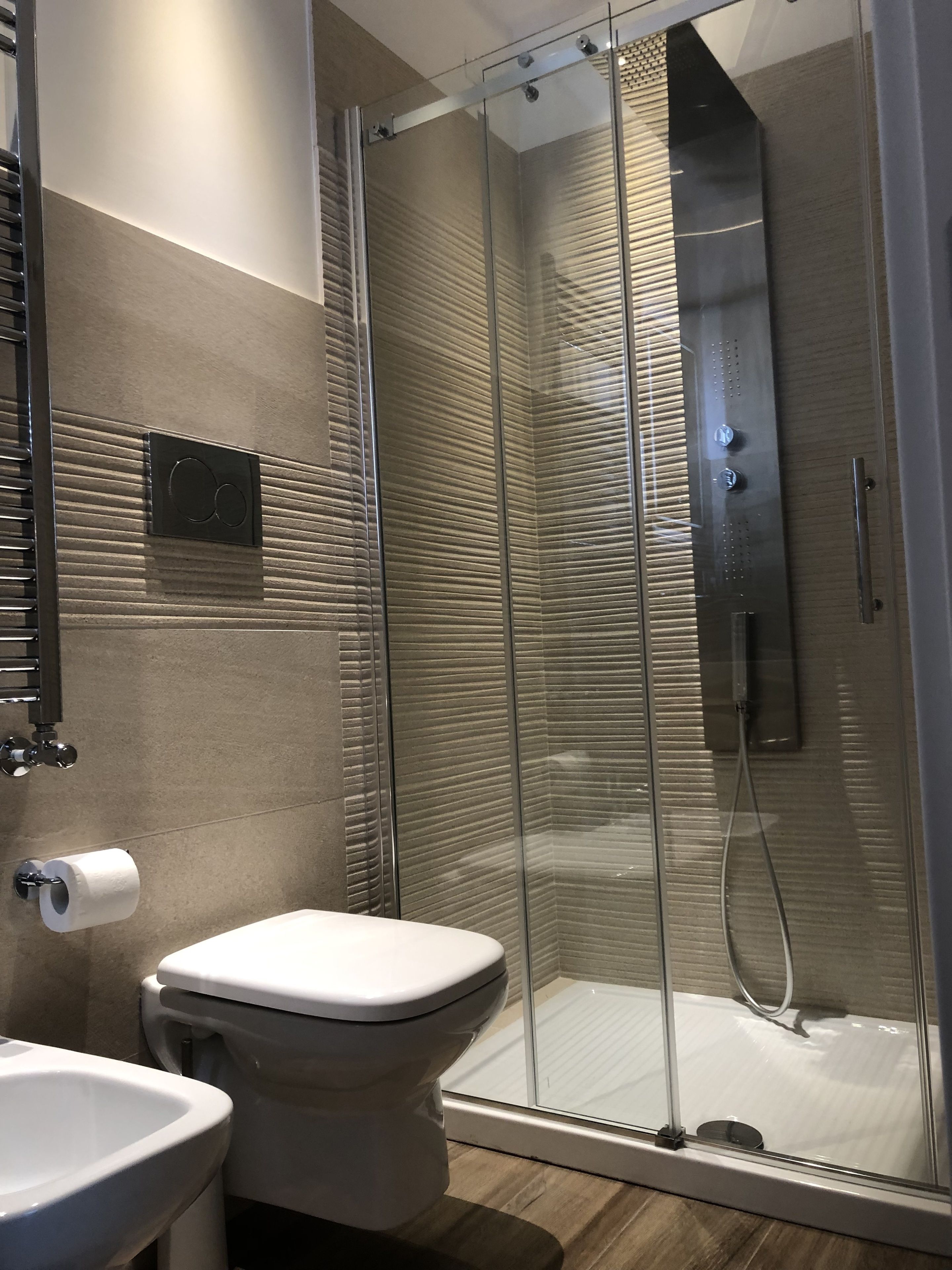 superior room, 1 king bed, patio | bathroom | free toiletries, hair dryer, bathrobes, bidet