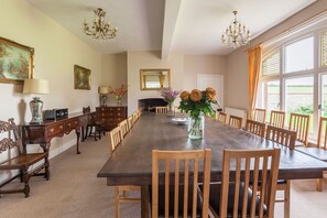 Dining - Edgar Farmhouse - sleeps 20 guests  in 8 bedrooms (Little Walsingham)