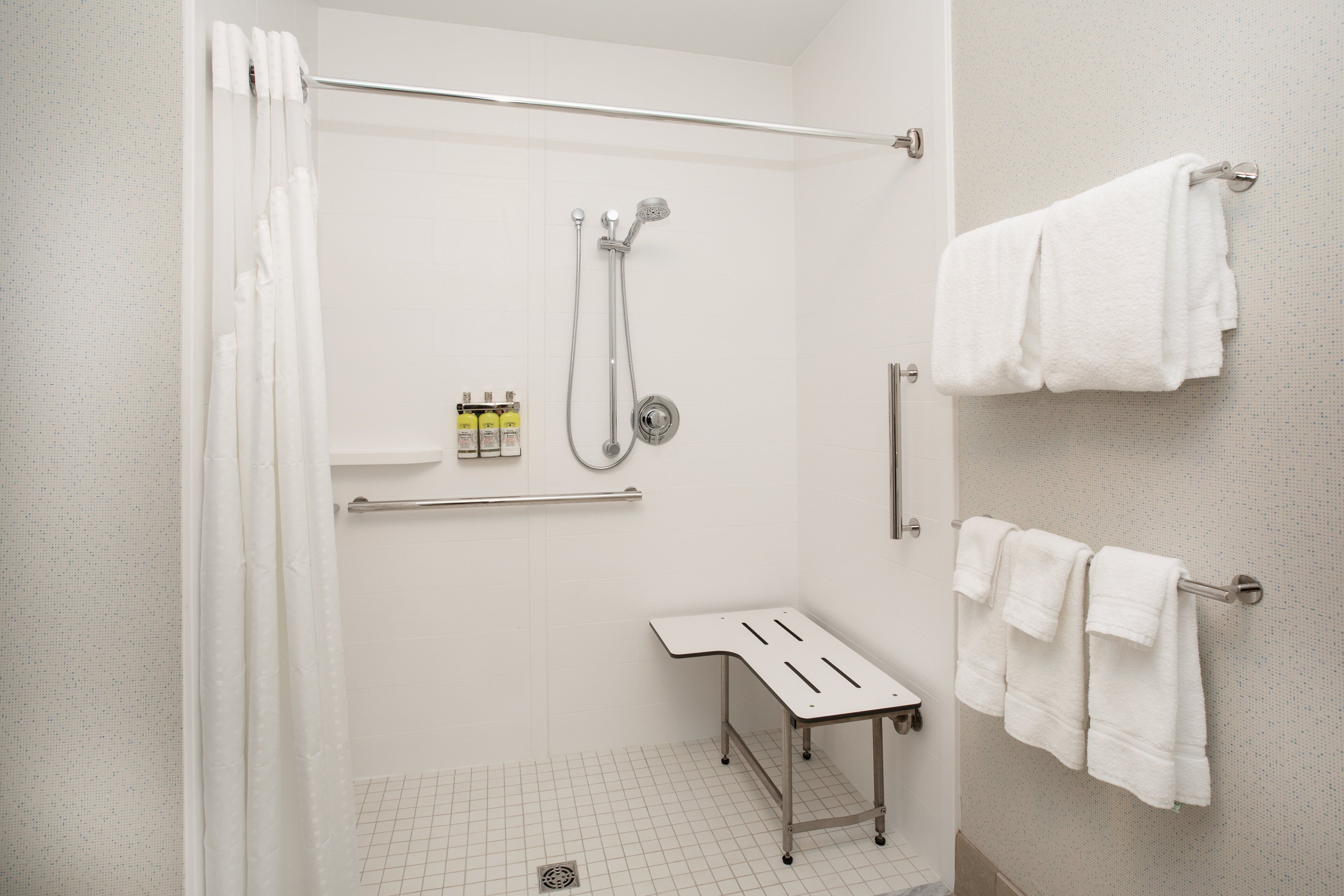 room, 1 king bed, mobility accessible (roll-in shower) | premium bedding, down duvets, in-room safe, desk