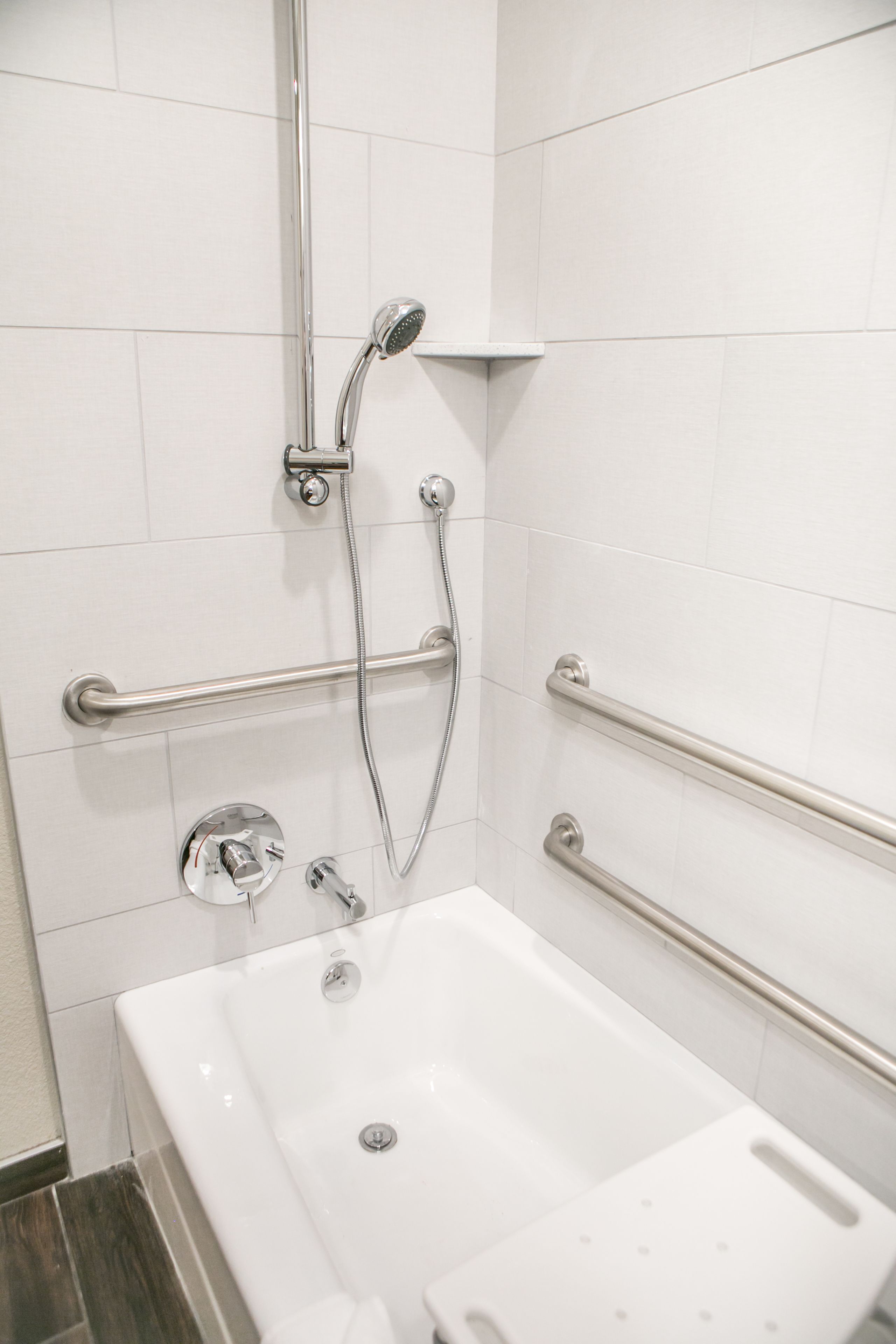 free toiletries, hair dryer, towels