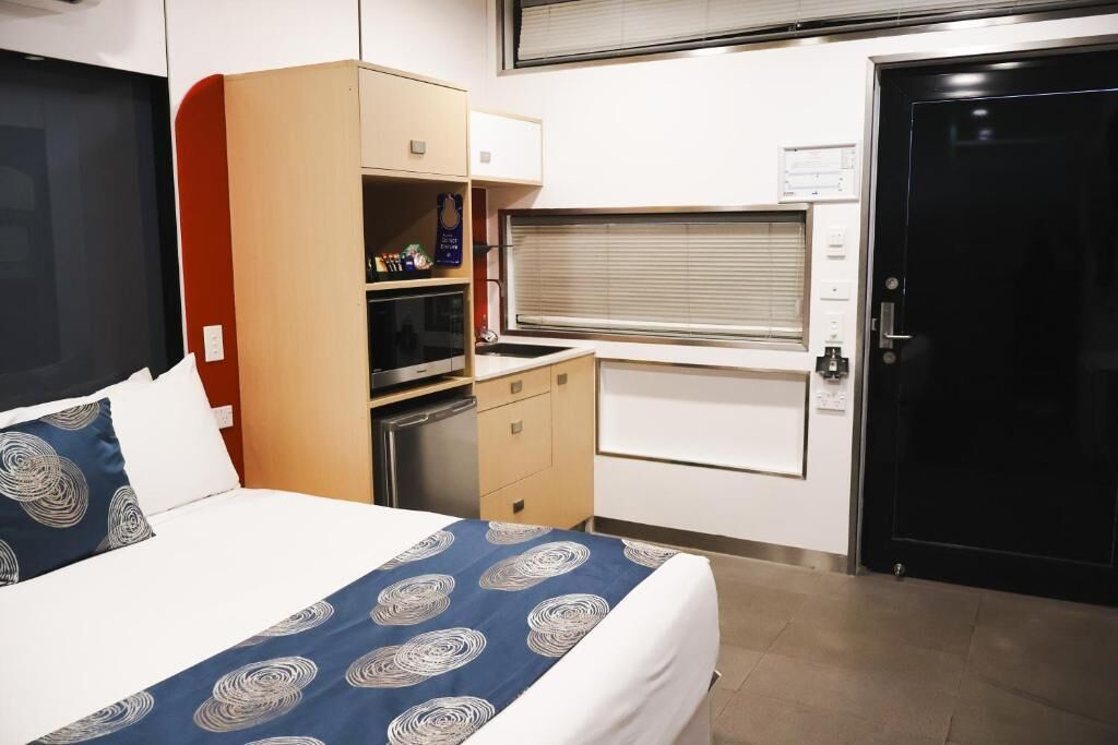 Accessible Room, 1 Queen Bed | Private kitchenette | Mini-fridge, microwave, electric kettle, toaster