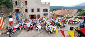 House in Taulis Catalan in the hinterland near Perpignan