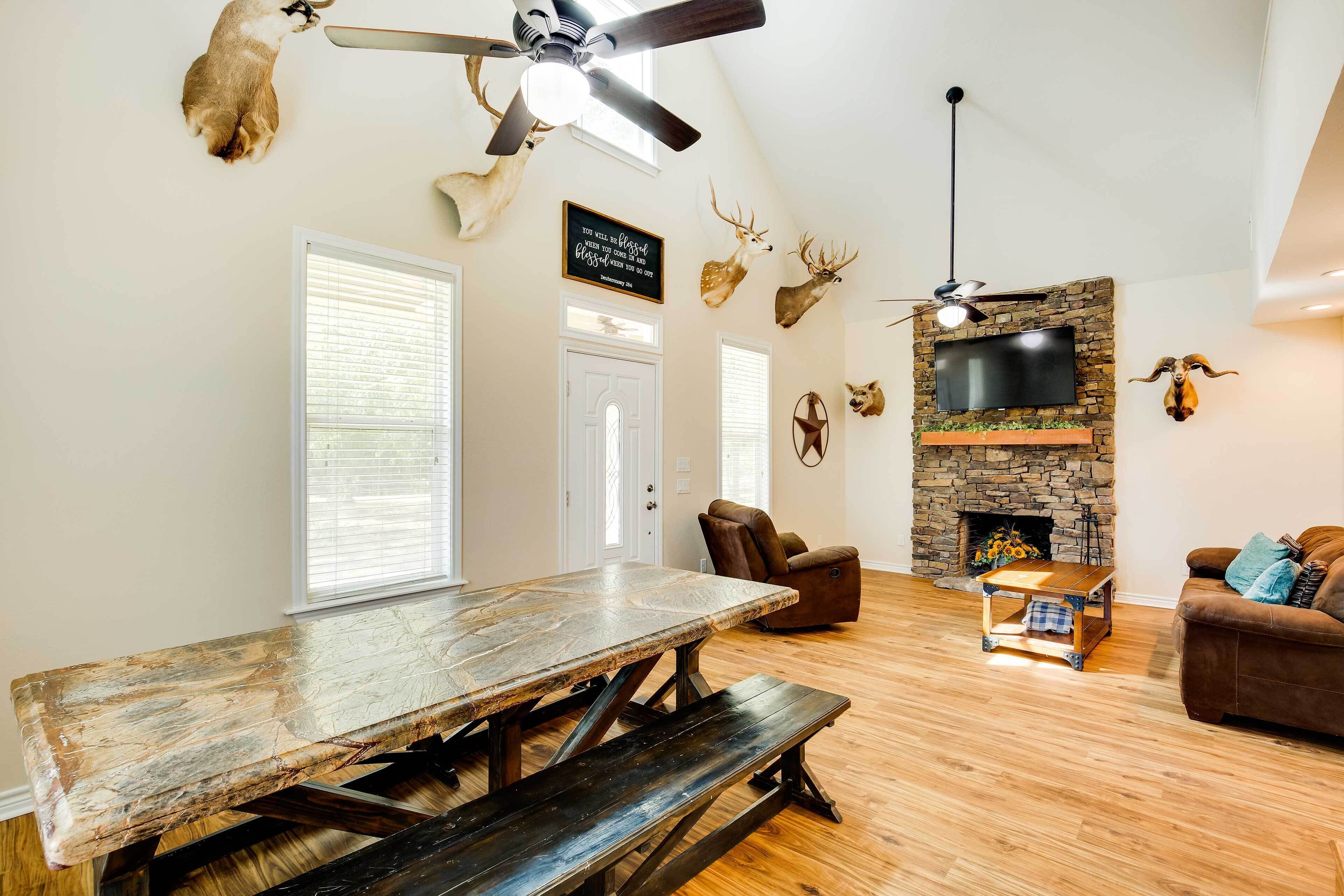 Lake Fork Vacation Rental with Fire Pit!