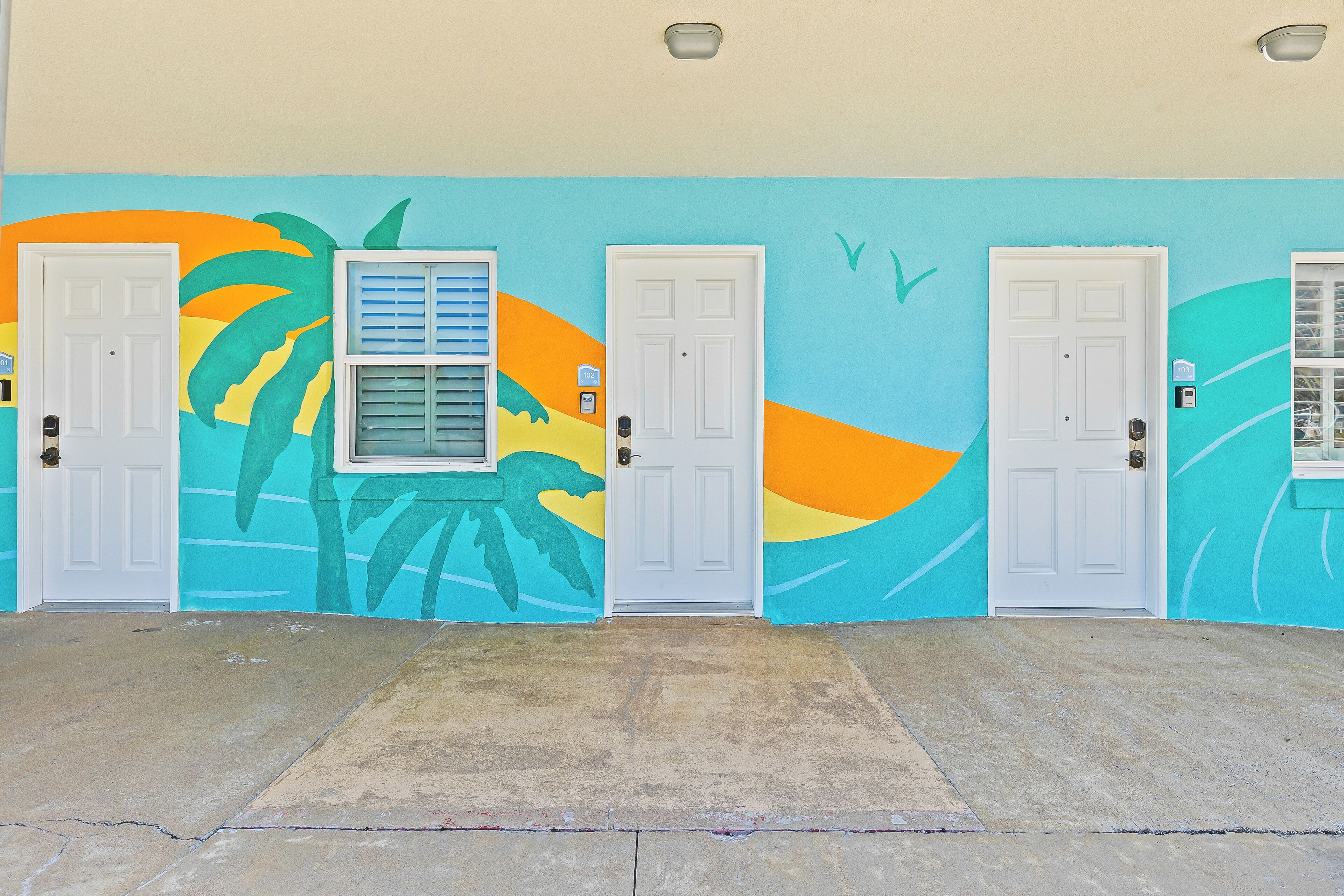 ทางเข้าที่พัก