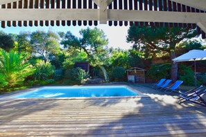 Una piscina riscaldata