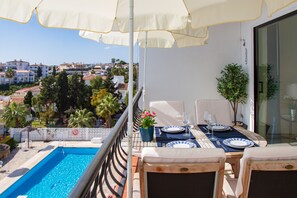 Outdoor dining - Riviera Playa - Costa del Sol - Charming apartment with Sea View (Mijas Costa)
