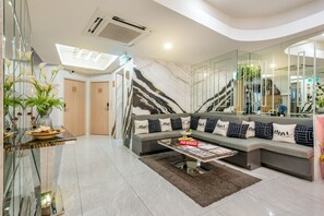 Zona de estar del vestíbulo