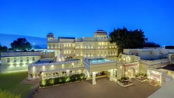 Front of property - evening/night