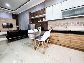 Perhetalo, 3 makuuhuonetta | Oleskelualue