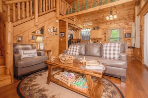 TV, fireplace, video games, DVD player