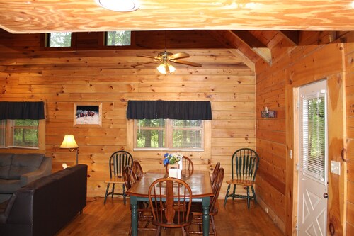 Jackson Cabin is a beautiful 3-bedroom, 2-story log cabin!
