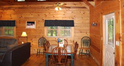 Jackson Cabin is a beautiful 3-bedroom, 2-story log cabin!