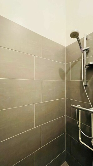 Shower, hair dryer