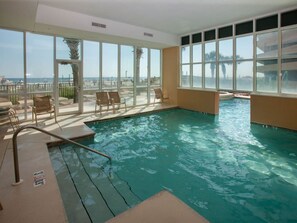 Indoor pool, outdoor pool
