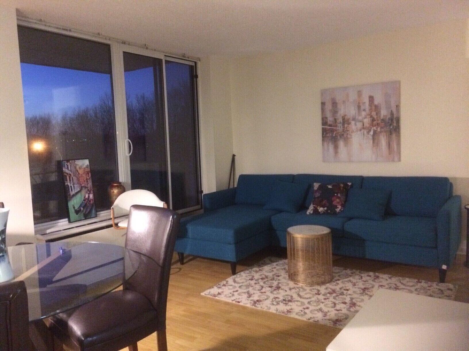 Modern one bedroom condo sleep 4!