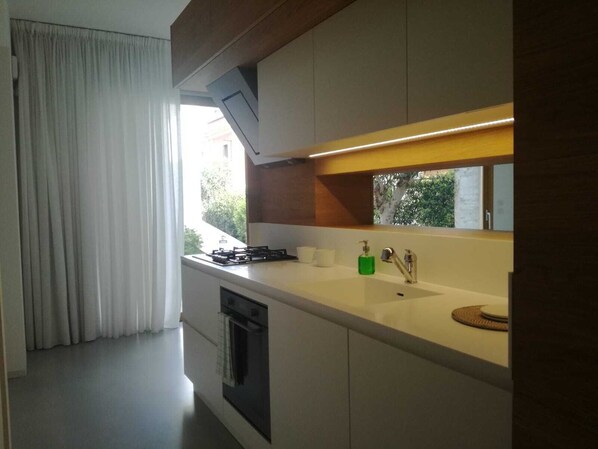 Fridge, microwave, oven, stovetop - Mario's house among the houses (Ortona)