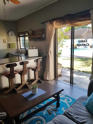Exclusive Cottage, 1 Queen Bed, Pool View | View from room - Umuzi Guesthouse (Richards Bay)