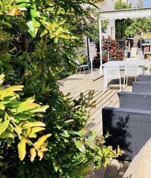 Villa, 4 Bedrooms | Terrace/patio - Huge and Beautiful sunny villa by beach (Herzliya)