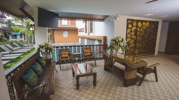 Sitteområde i lobbyen