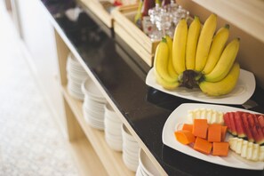 뷔페 아침 식사