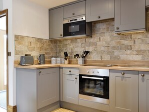 Dishwasher, highchair - 1 bedroom accommodation in St Bees, near Whitehaven (St Bees, near Whitehaven)