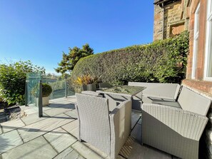 Outdoor dining - 3 bedroom accommodation in Allithwaite, near Grange-over-Sands (Allithwaite, near Grange-over-Sands)