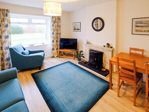Fireplace - 2 bedroom accommodation in Balintore, near Tain (Balintore, near Tain)