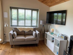 TV, fireplace - 3 bedroom accommodation in St Columb, near Padstow (St Columb, near Padstow)