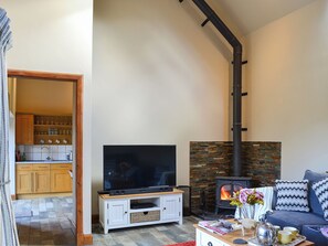 TV, fireplace - 1 bedroom accommodation in Coldingham, near Eyemouth (Coldingham, near Eyemouth)