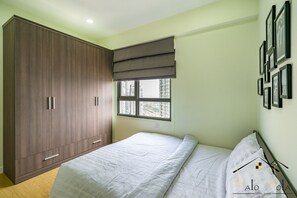 Deluxe Apartment, 2 Bedrooms | 2 bedrooms, desk, free WiFi - Halo Hola Apartment at Masteri Thao Dien (Ho Chi Minh City)