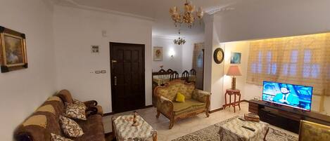 43-inch LCD TV with satellite channels, TV