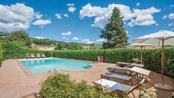 Una piscina riscaldata