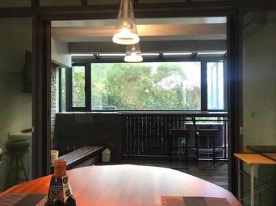 有溫泉,山景,遠眺龜山島的渡假Villa別墅 (整棟出租含露天烤肉陽台、景觀美人湯溫泉）