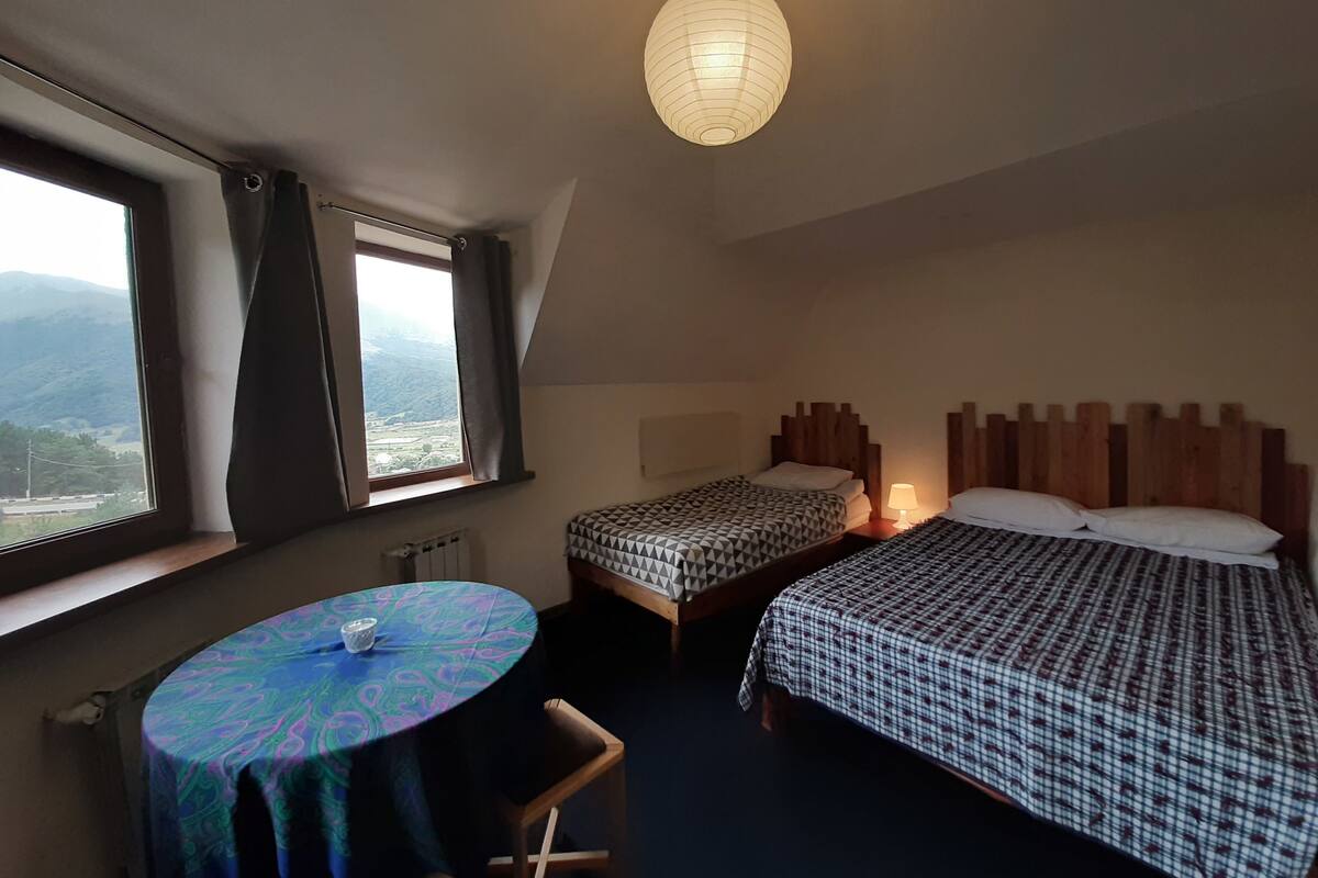 Desk, soundproofing, iron/ironing board, rollaway beds